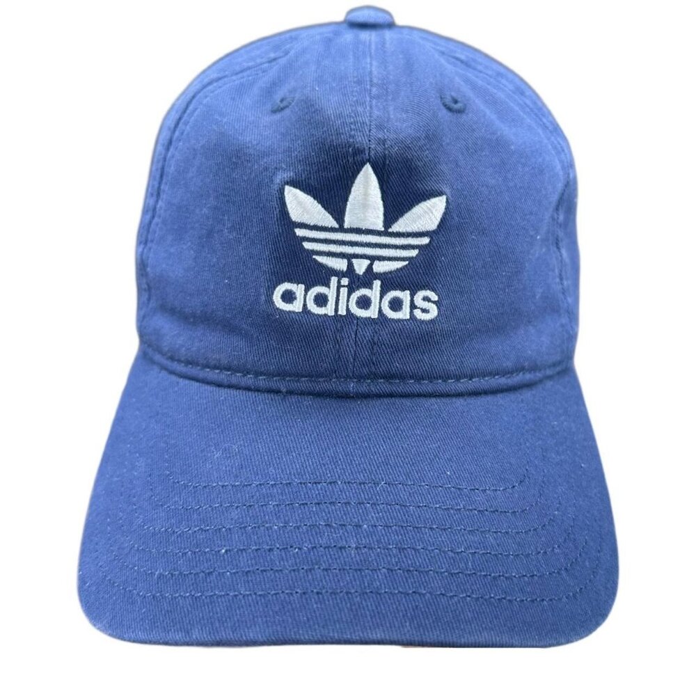 WOMANS NAVY BLUE ADIDAS HAT